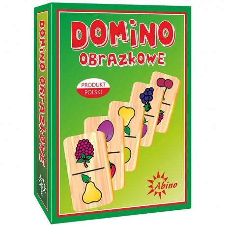 272182 ABINO GRA DOMINO OBRAZNOWE OWOCE