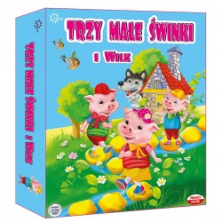 337268 ABINO GRA TRZY MAŁE ŚWINKI I WILK