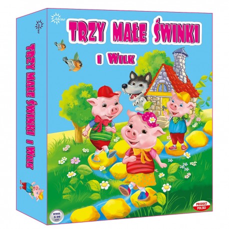 337268 ABINO GRA TRZY MAŁE ŚWINKI I WILK