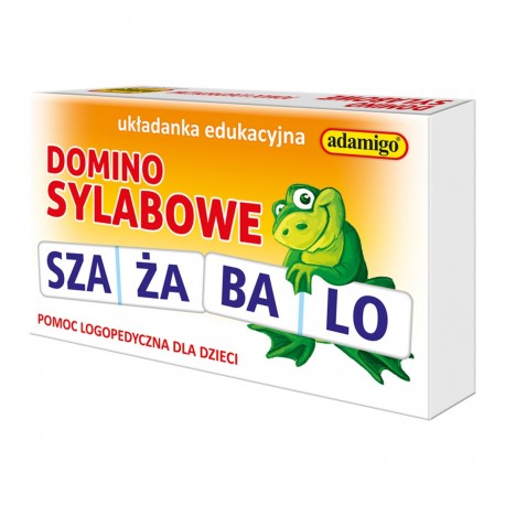 04812 GRA UKŁADANKA EDUKACYJNA DOMINO SYLABOWE