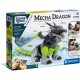 506828 CLEMENTONI MECHA DRAGON SMOK + KLOCKI + LED
