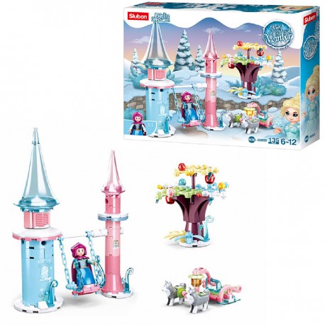 436494 SLUBAN KLOCKI ZAMEK ZIMOWY PLAC ZABAW 135EL