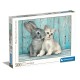 350049 CLEMENTONI PUZZLE 500 EL KOT I KRÓLIK HQ