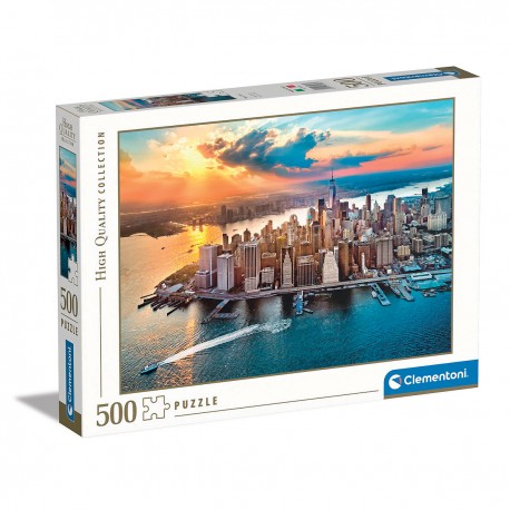 350384 CLEMENTONI PUZZLE 500 EL NOWY JORK HQ