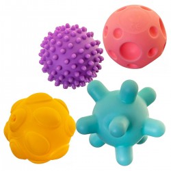 836870 SMILY PLAY PIŁECZKI SENSORYCZNE 4 SZT