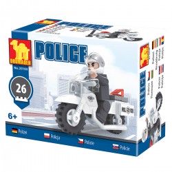 103554 DROMADER KLOCKI POLICJA MOTOCYKL 26 EL