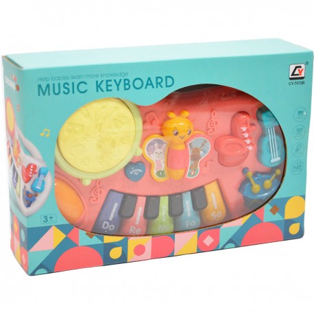 601384 PIANINKO KEYBOARD POCIĄG LOKOMOTYWA