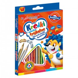 002670 BAMBINO KREDKI TRÓJKĄTNE 18 KOLORÓW