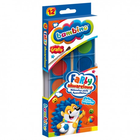 001857 FARBY AKWARELOWE 12 KOLORÓW