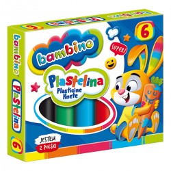 001727 BAMBINO PLASTELINA 6 KOLORÓW