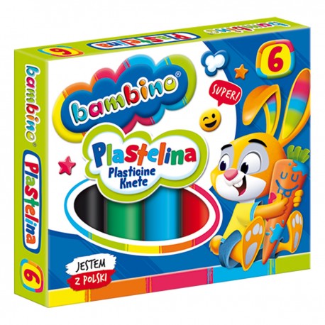 001727 BAMBINO PLASTELINA 6 KOLORÓW