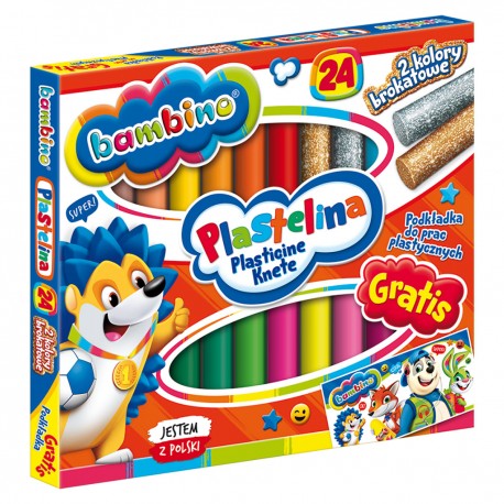 001901 BAMBINO PLASTELINA 24 SZTUKI