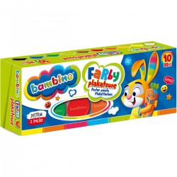 005008 BAMBINO FARBY PLAKATOWE 10 KOLORÓW