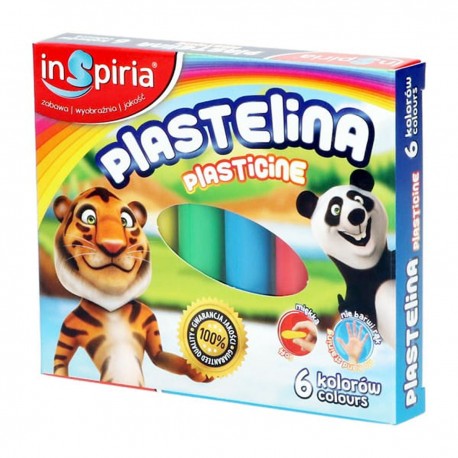 003798 PLASTELINA 6 KOLORÓW