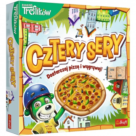 02282 TREFL GRA CZTERY SERY Z RODZINĄ TREFLIKÓW
