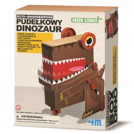 033871 RUSSELL GREEN SCIENCE ZBUDUJ PUDEŁKOWEGO DINOZAURA