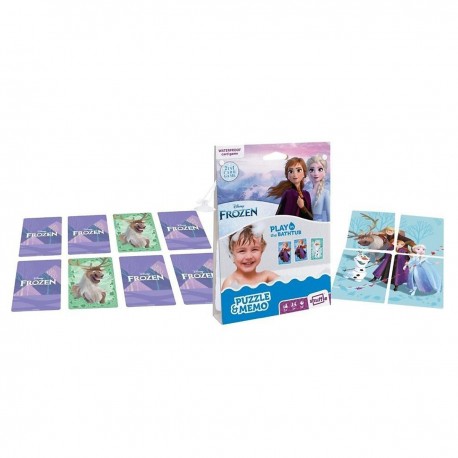 860485 CARTAMUNDI GRA AQUA FROZEN PUZZLE I MEMO KRAINA LODU