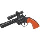 963404 PISTOLET REWOLWER NA SPŁONKE KAPISZONY Z LUNETĄ