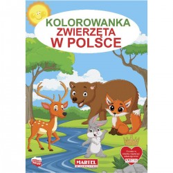 753730 MARTEL KOLOROWANKA ZWIERZĘTA W POLSCE