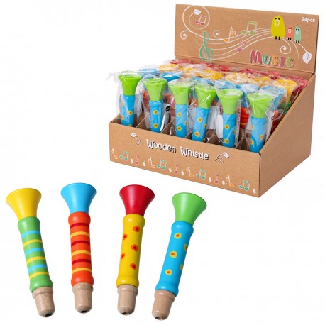 115627 ASKATO TRĄBKA DREWNIANA