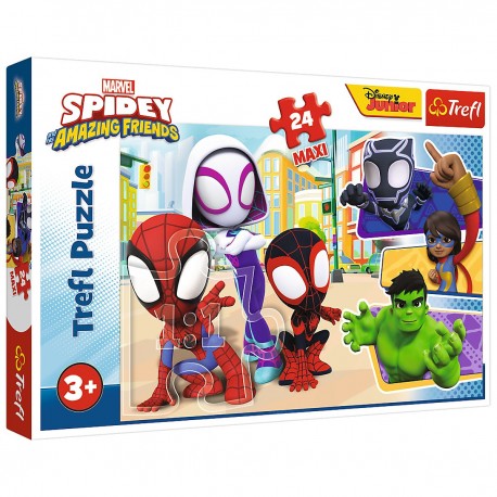 14348 TREFL PUZZLE 24 EL MAXI SPIDEY AMAZING FRIENDS