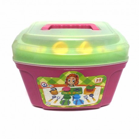 602407 TECHNOK KUCHNIA + AKCESORIA W PUDEŁKU 23EL.