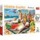 10674 TREFL PUZZLE 1011 EL. UKRYTE KSZTAŁTY Kocie wakacje