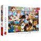 37425 TREFL PUZZLE 500 EL. KOCIA RODZINA