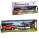 453759 AUTO METALOWE Z PRZYCZEPĄ I HELIKOPTEREM GLOBE TRAFFIC HIPO