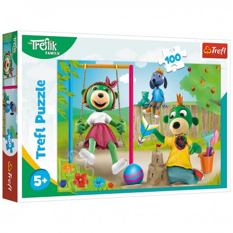 16422 TREFL PUZZLE 100 el. ZABAWNE TREFLIKI