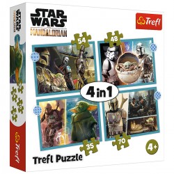 34397 TREFL PUZZLE 4W1 MANDALORIAN