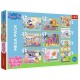 90383 TREFL PUZZLE 10W1 POZNAJ ŚWINKĘ PEPPĘ