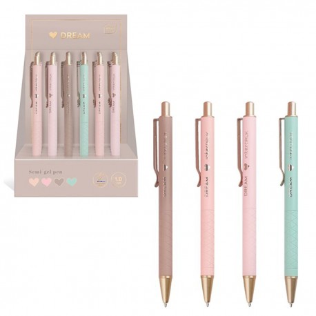 313294 DŁUGOPIS DREAM PASTELOWE 4 KOLORY