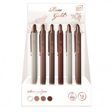 313263 DŁUGOPIS ROSE GOLD 4 KOLORY