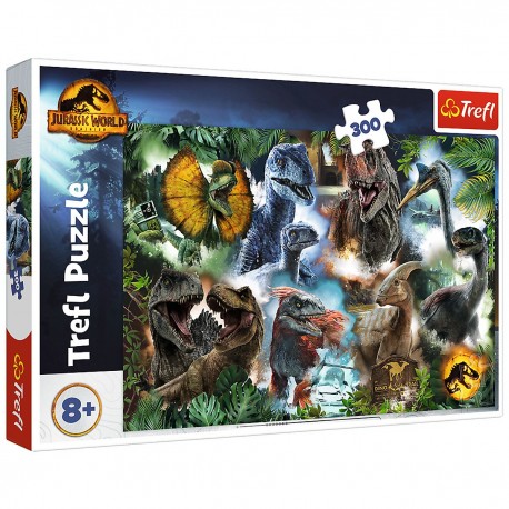 23013 TREFL PUZZLE 300 el. DINOZAURY