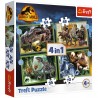 34607 TREFL PUZZLE 4w1 JURASSIC WORLD - DINOZAURY 4+