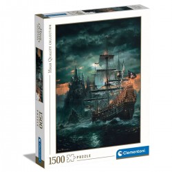 316823 CLEMENTONI PUZZLE 1500 el. - STATEK PIRATÓW