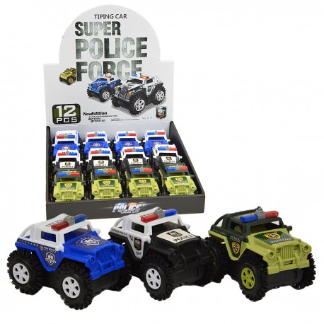 724769 AUTKO POLICJA PRZEWROTEK NA BATERIE DISPLAY