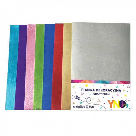 263810 PIANKA DEKORACYJNA 8 szt. METALLIC