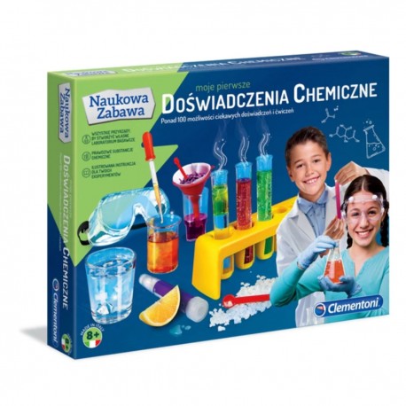 607747 CLEMENTONI MOJE PIERWSZE DOŚWIADCZENIA CHEMICZNE - NAUKOWA ZABAWA