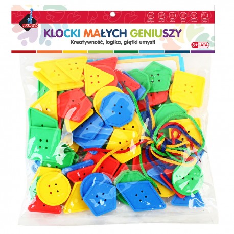 112589 KLOCKI MAŁYCH GENIUSZY SZCZOTKI 46 EL