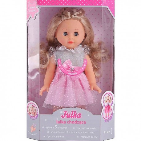 839598 SMILY PLAY LALKA JULKA CHODZI MÓWI ŚPIEWA 33 CM